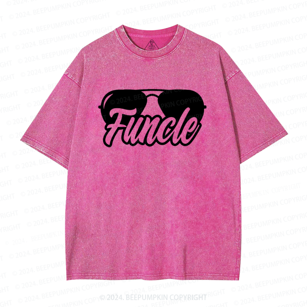 Funcle Uncle Washed T-Shirts 