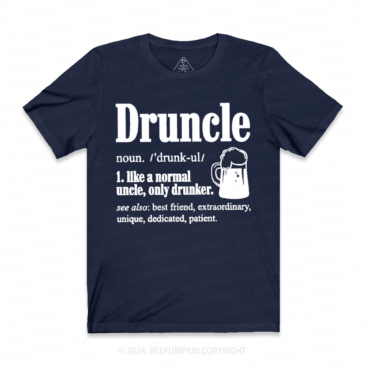 Druncle Like A Normal Uncle Only Drunker T-shirt For Uncle