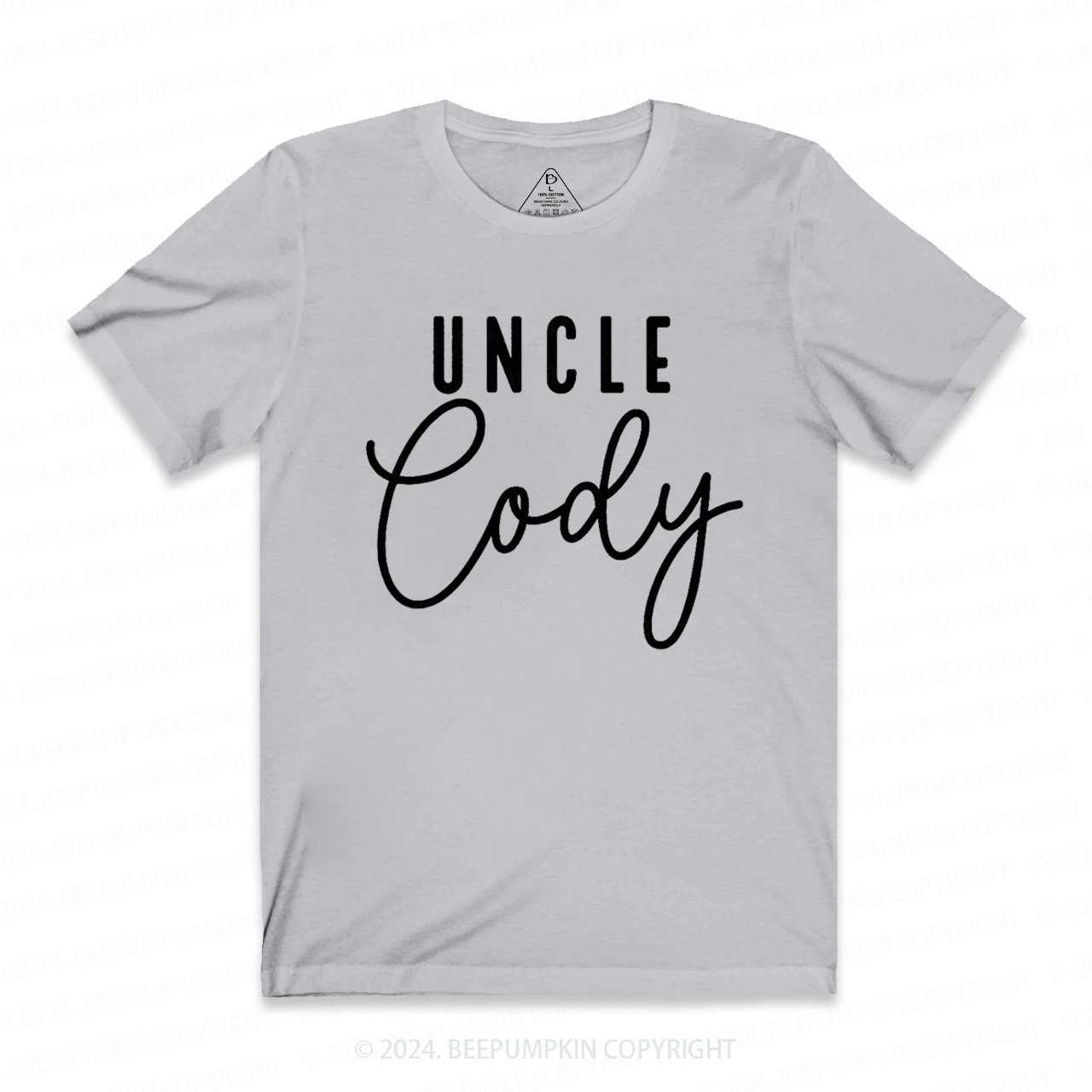  Personalized Uncle Name T-shirt