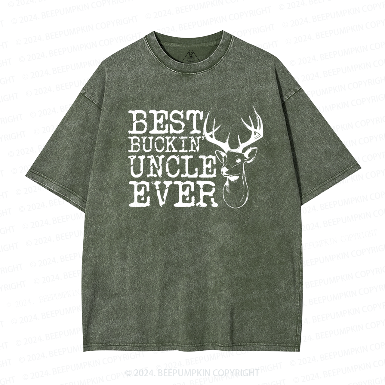 Best Buckin' Uncle Ever Washed T-Shirts
