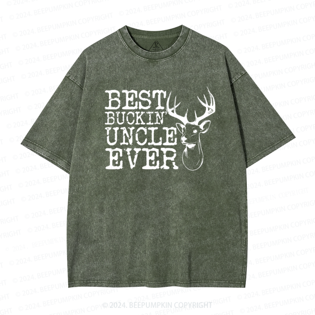 Best Buckin' Uncle Ever Washed T-Shirts 