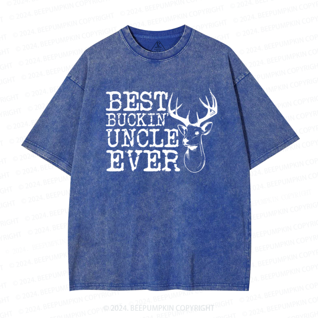 Best Buckin' Uncle Ever Washed T-Shirts 