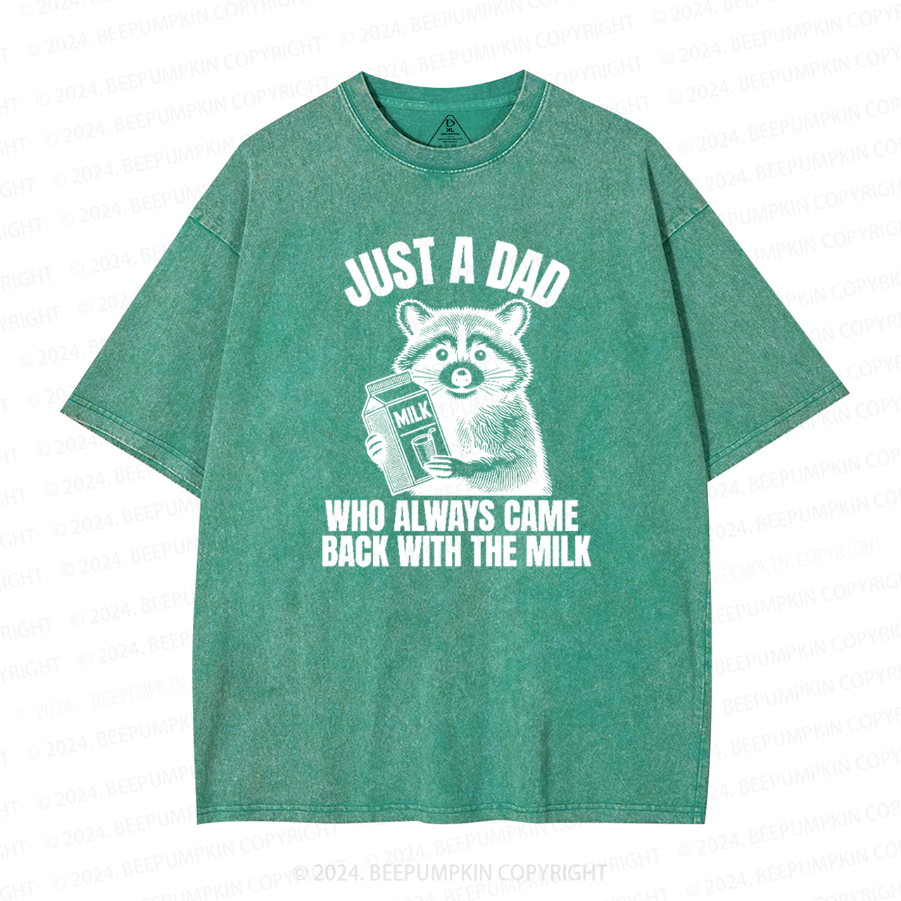 Just A Dad Who Came Back With The Milk Dad Washed T-Shirts 