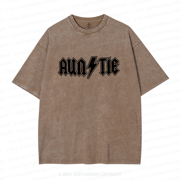 Auntie Lightning Aunt Washed T-Shirts 