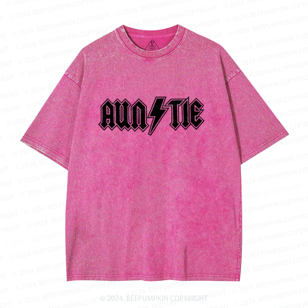 Auntie Lightning Aunt Washed T-Shirts 