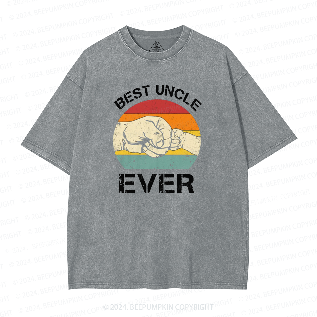 Best Uncle Ever Uncle Washed T-Shirts 