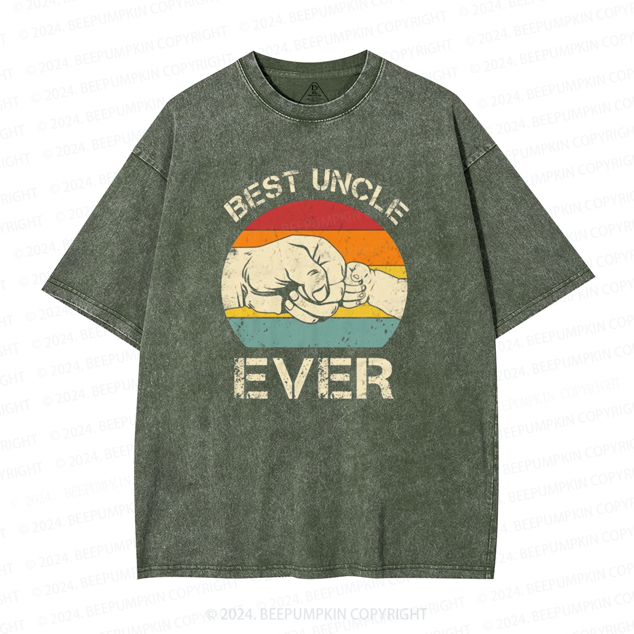 Best Uncle Ever Uncle Washed T-Shirts 