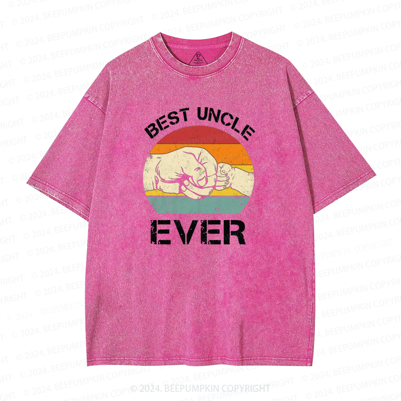 Best Uncle Ever Uncle Washed T-Shirts 