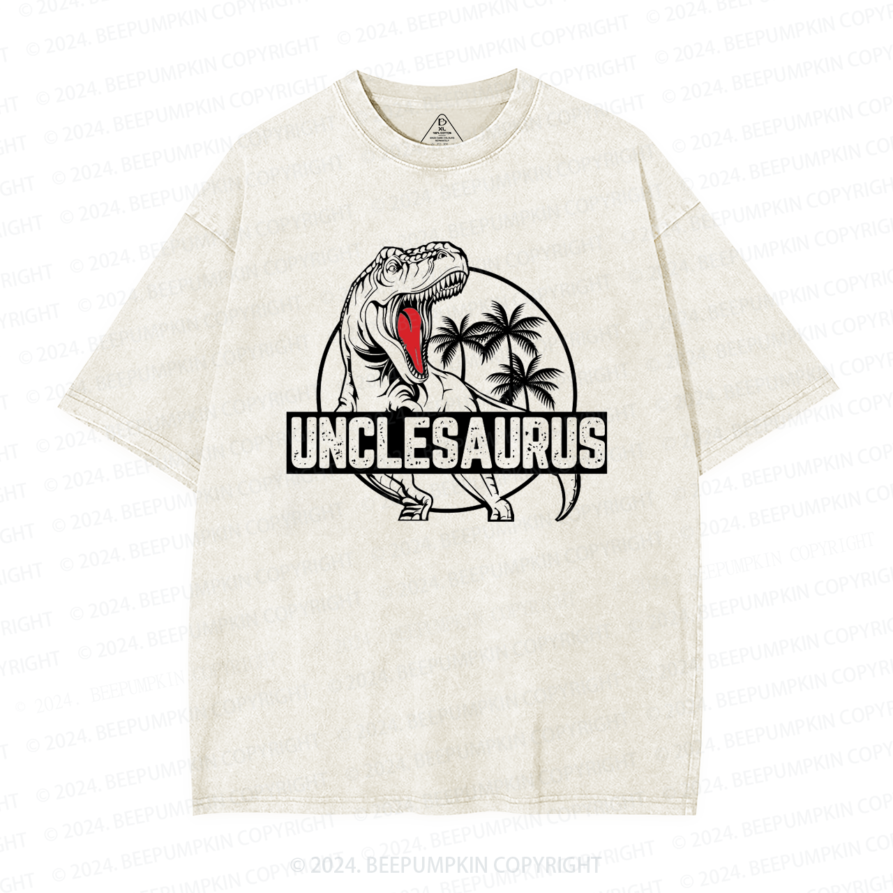 Unclesaurus Uncle Washed T-Shirts 