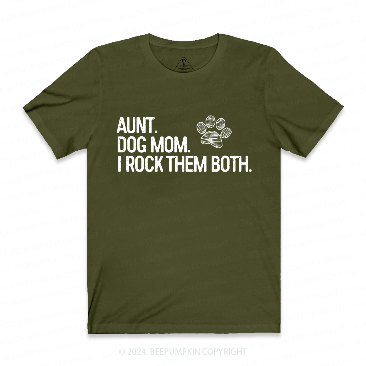 Aunt and Dog Mom Aunt T-Shirts 