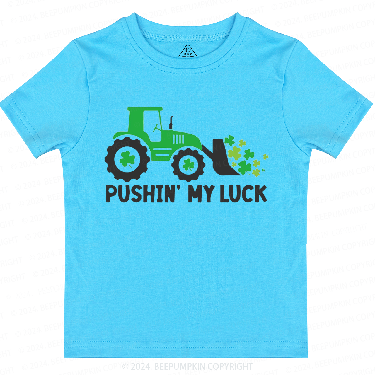 Pushing My luck St.Patricks Day Toddler Tees