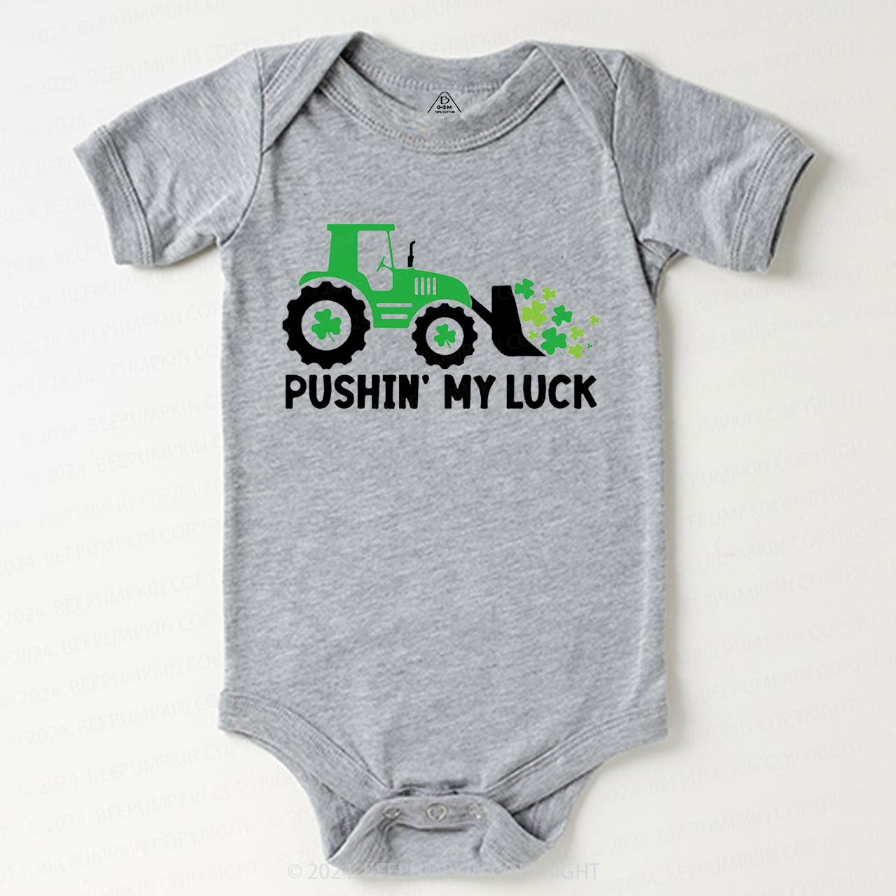 Pushing My luck Baby Bodysuit Beepumpkin