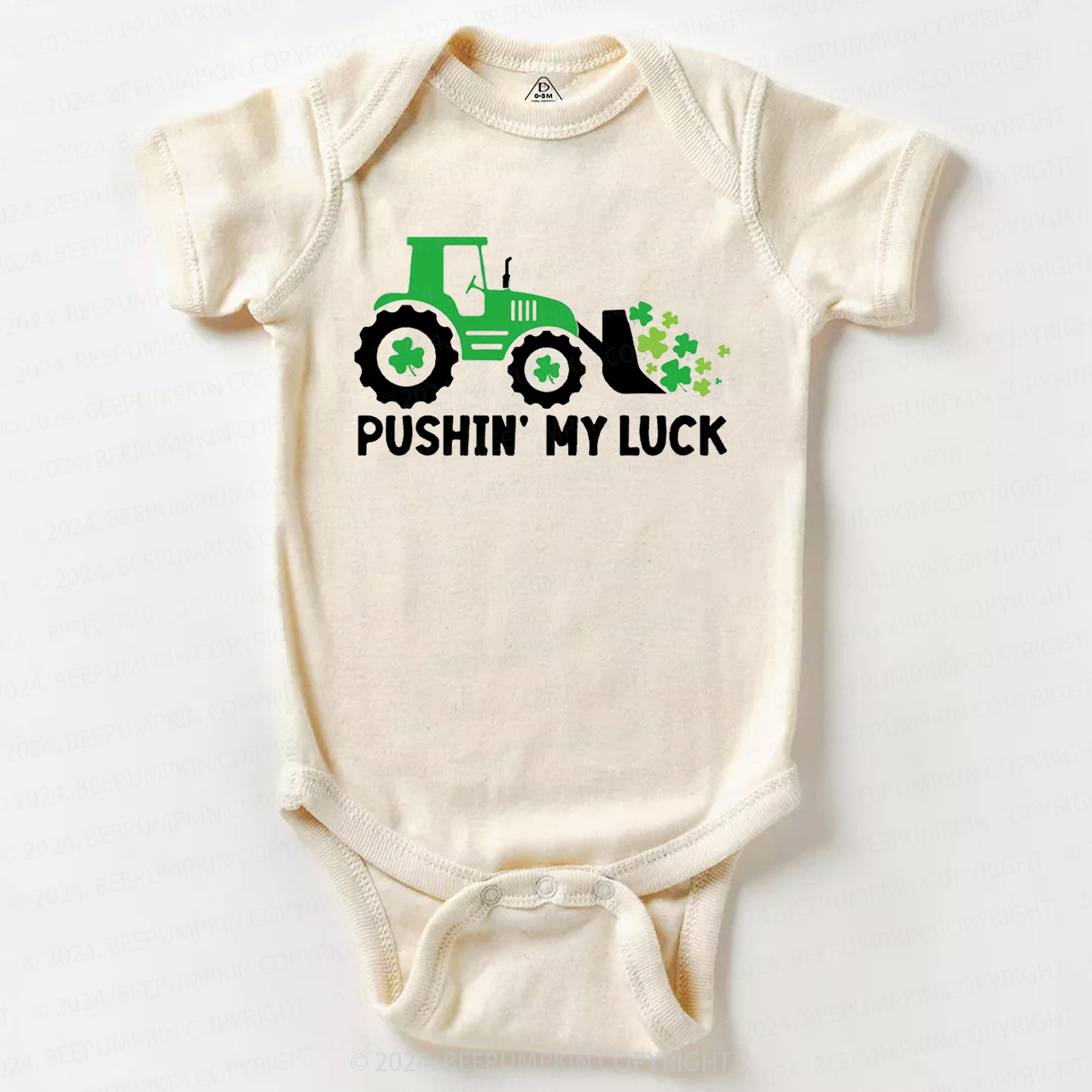 Pushing My luck Baby Bodysuit Beepumpkin