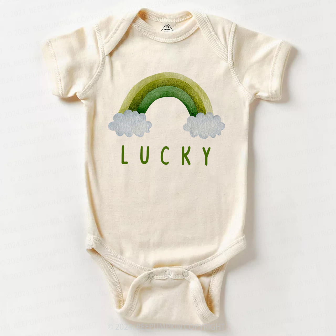 Lucky Of the Rainbow St.Patricks Day Baby Bodysuit Beepumpkin