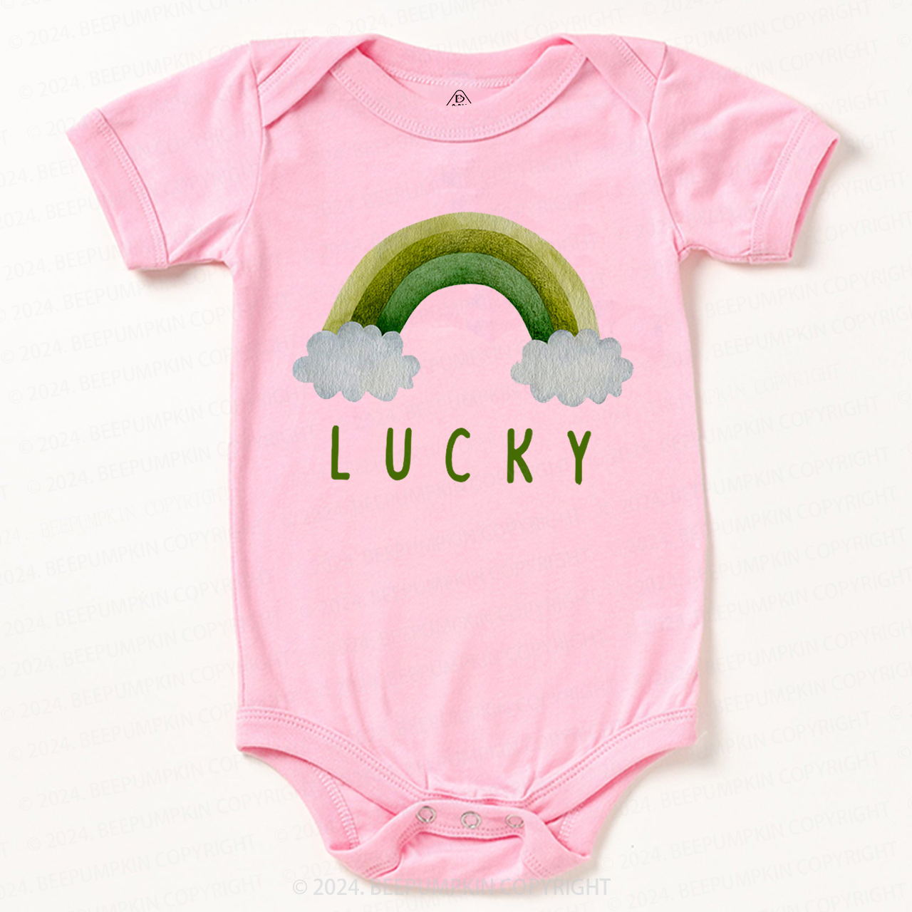 Lucky Of the Rainbow St.Patricks Day Baby Bodysuit Beepumpkin