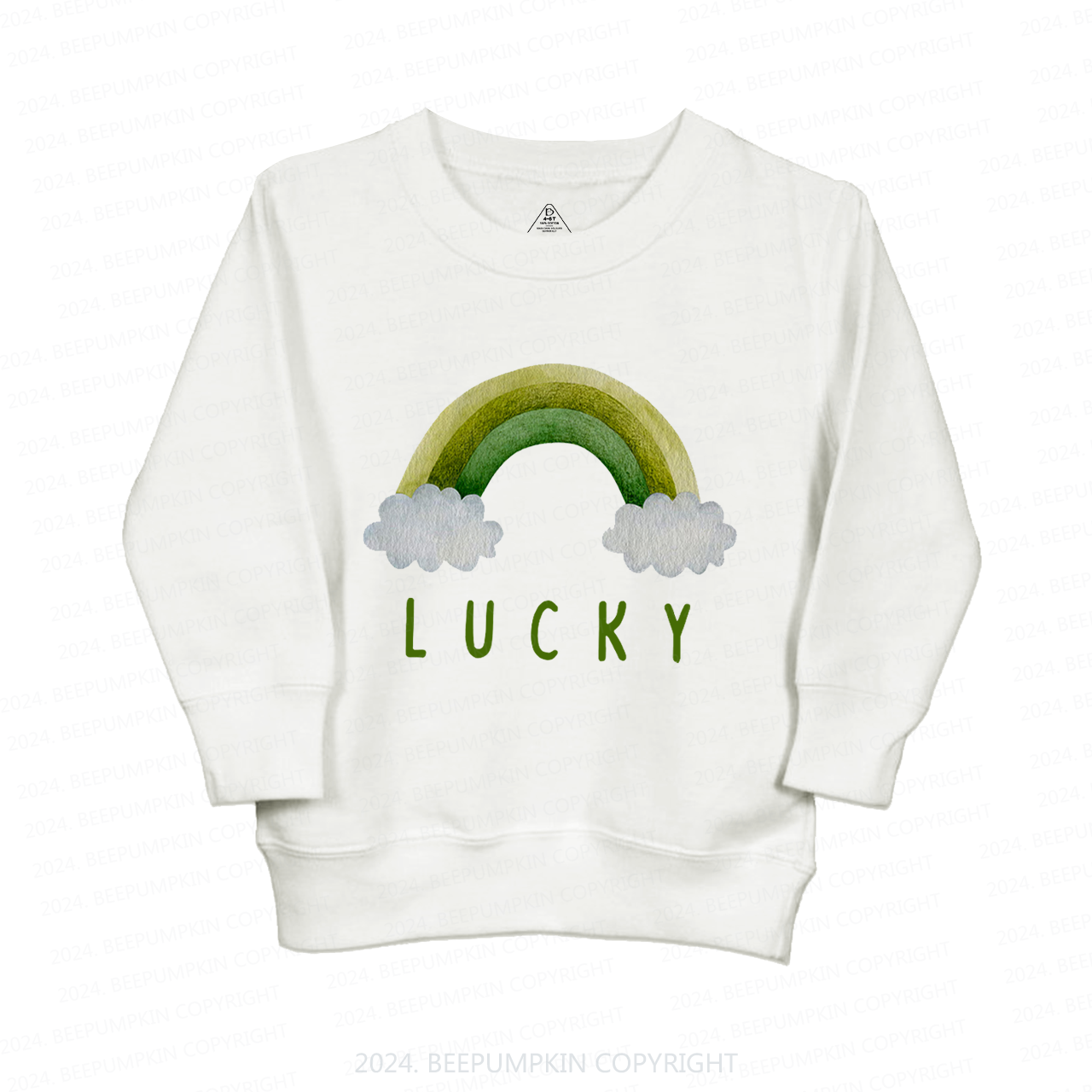 Lucky Of the Rainbow St.Patricks Day Kids Sweatshirt