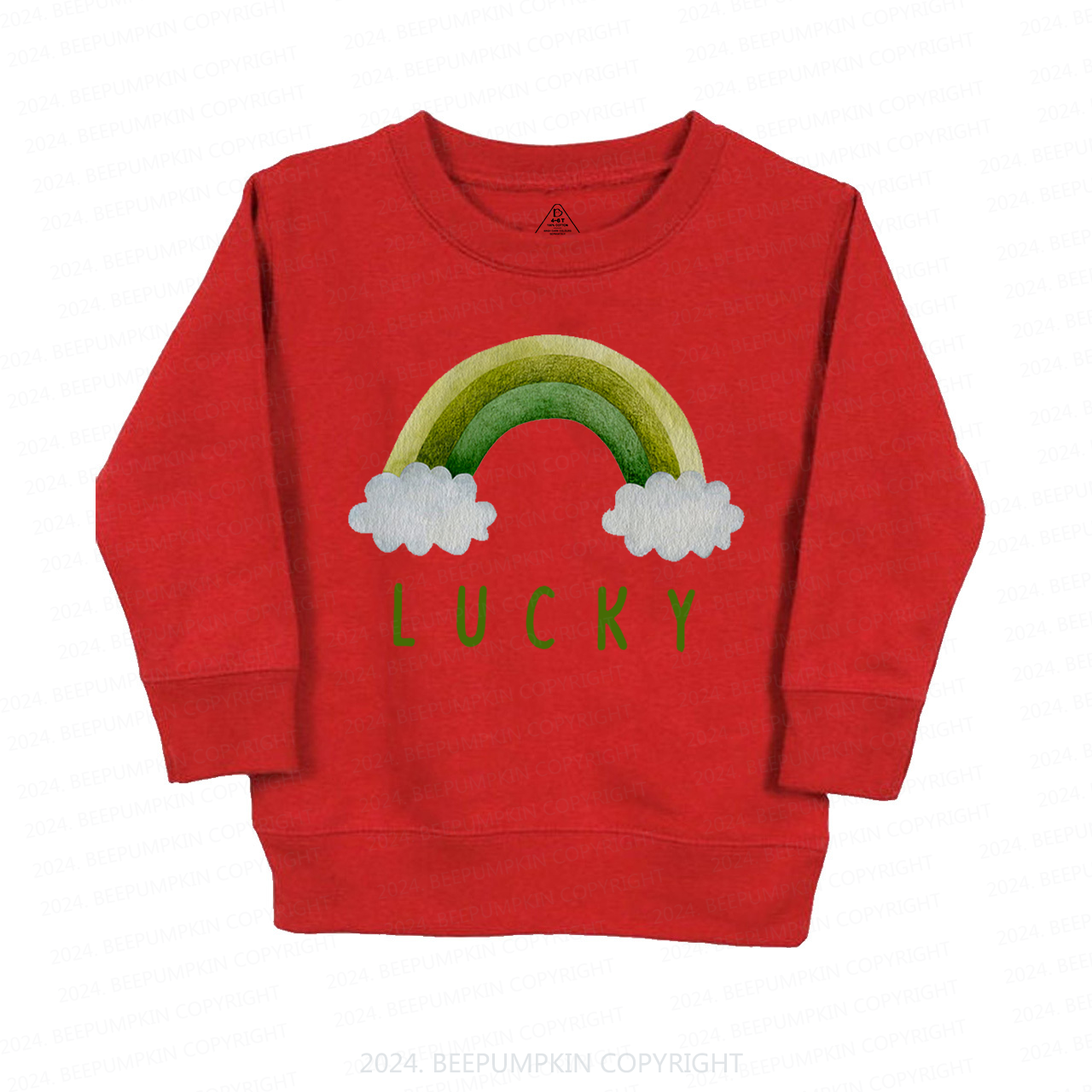 Lucky Of the Rainbow St.Patricks Day Kids Sweatshirt
