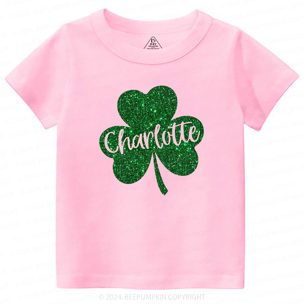 Personalized Name St Patricks Day Toddler Tees