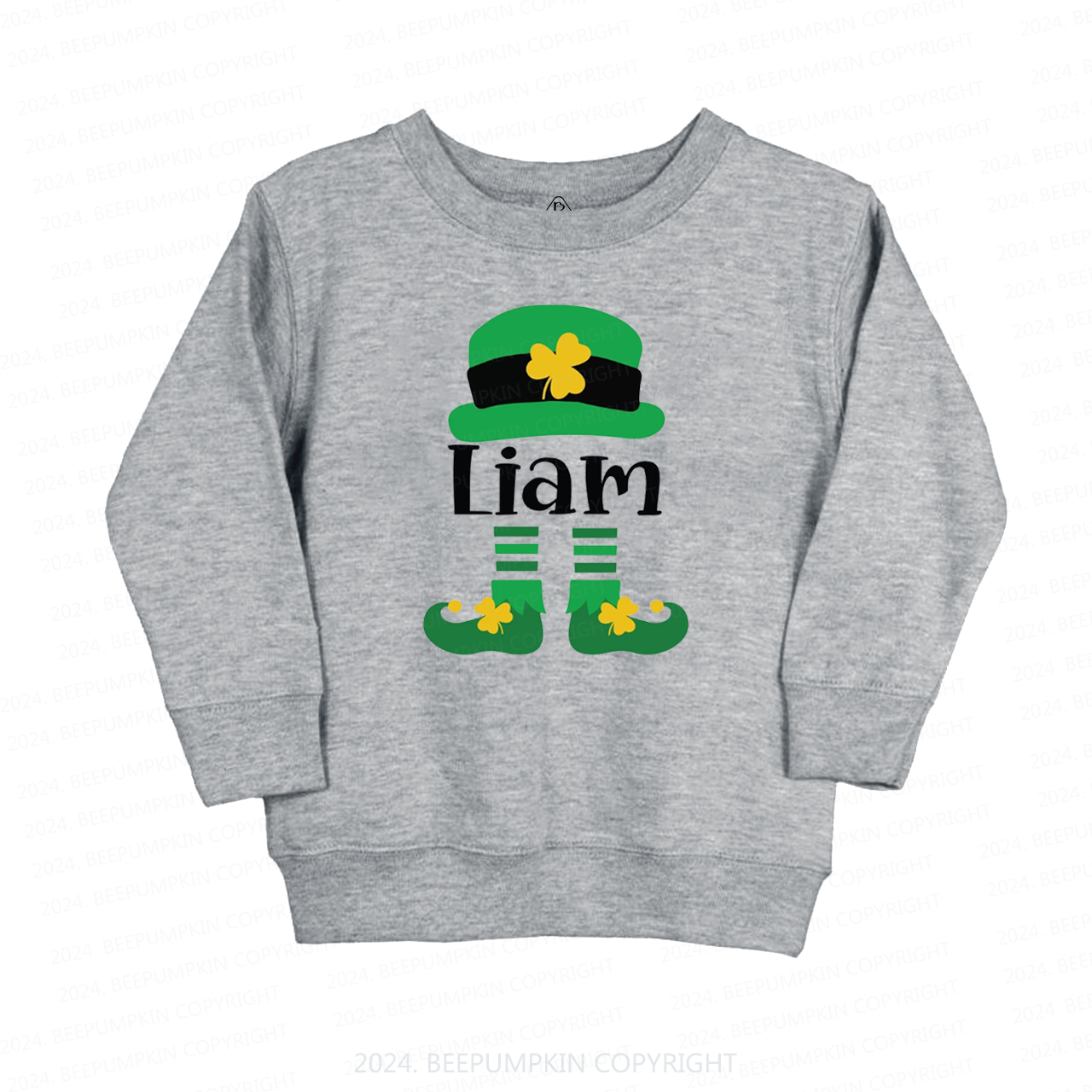 Personalized Nmae Fashion St. Patty Day Gift Kids Sweatshirt