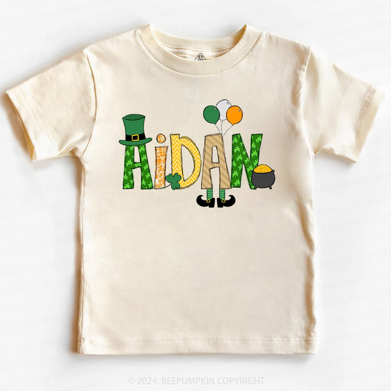 Personalized Elf St Patricks Day Toddler Tees