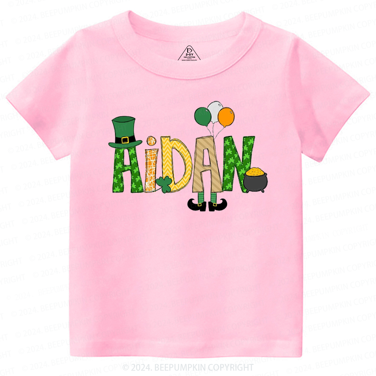 Personalized Elf St Patricks Day Toddler Tees