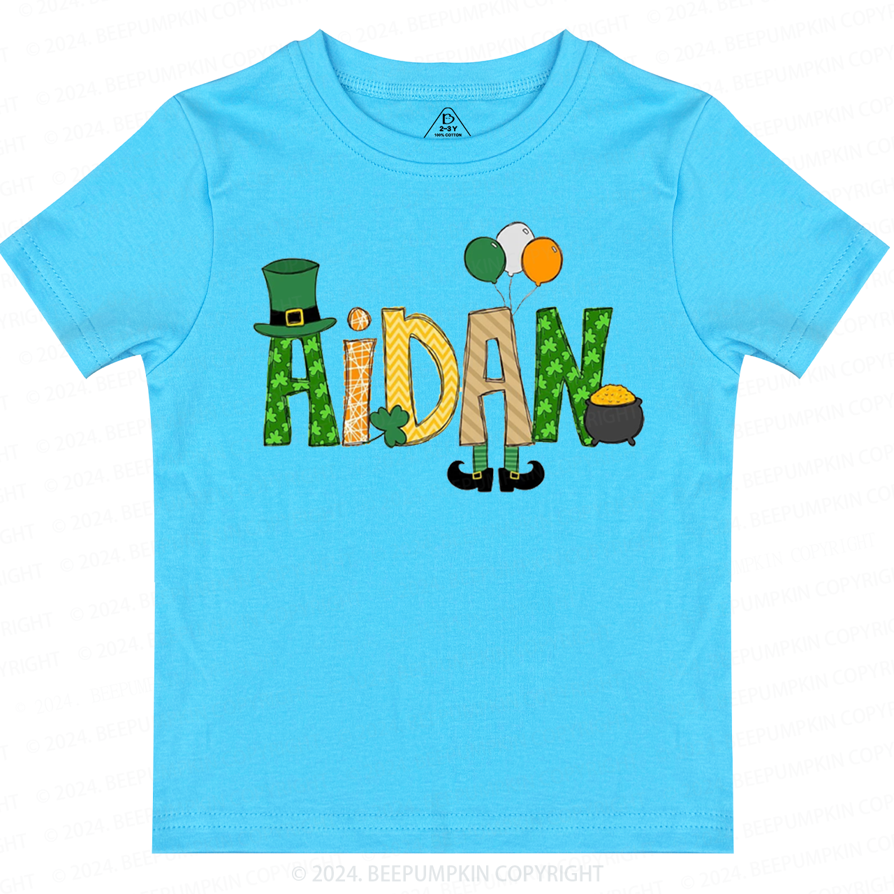 Personalized Elf St Patricks Day Toddler Tees
