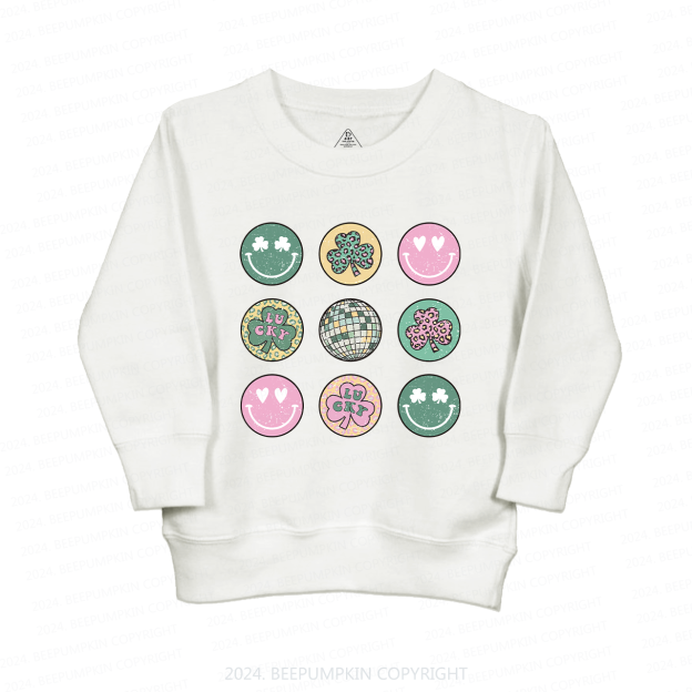 Retro St Patrick's Disco Kids Sweatshirt