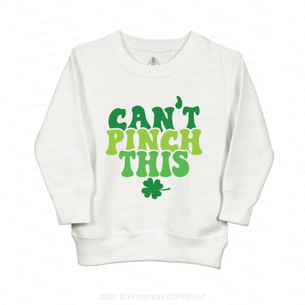 Can't Pinch This St.Patricks Day Kids Sweatshirt