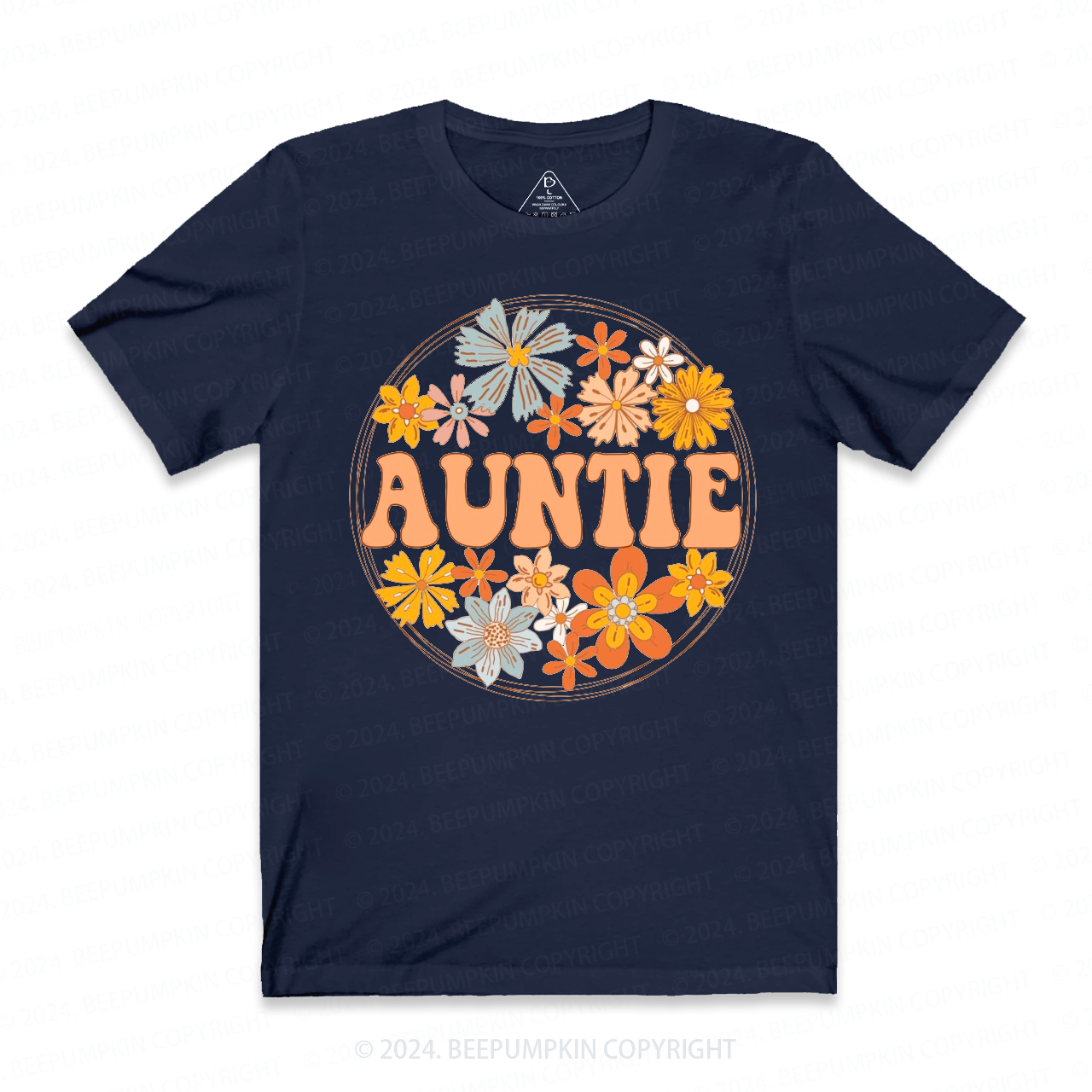 Floral Aunt T-Shirts 
