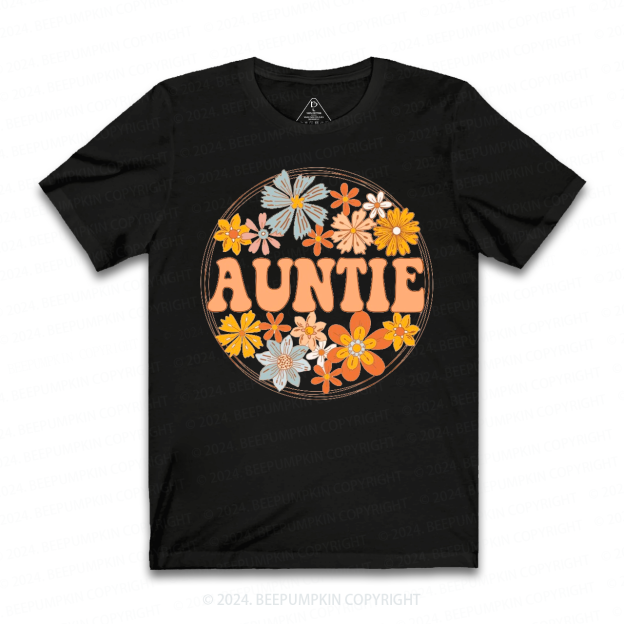 Floral Aunt T-Shirts 