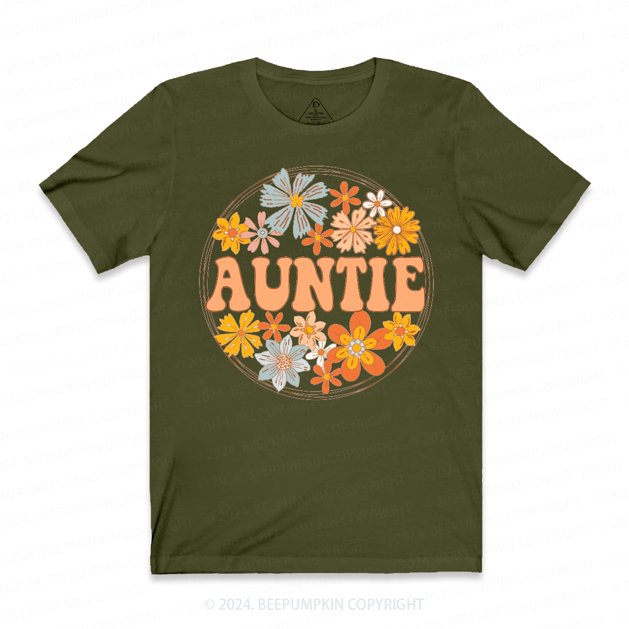 Floral Aunt T-Shirts 