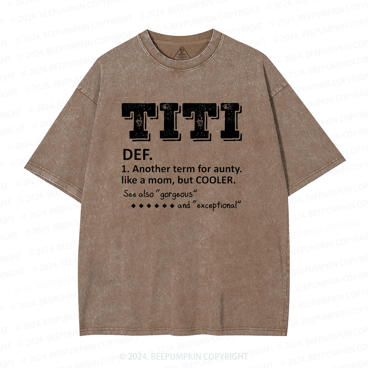 Another Term For Aunty Like A Mom But Cooler Washed T-Shirts 