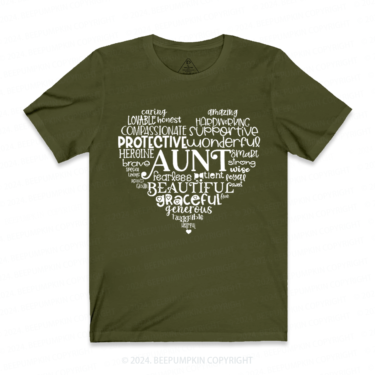 Aunt Heart Best Auntie T-Shirts 