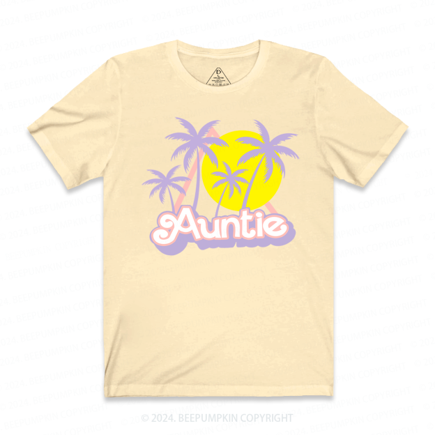Coconut Tree Sunset Aunt T-Shirts 
