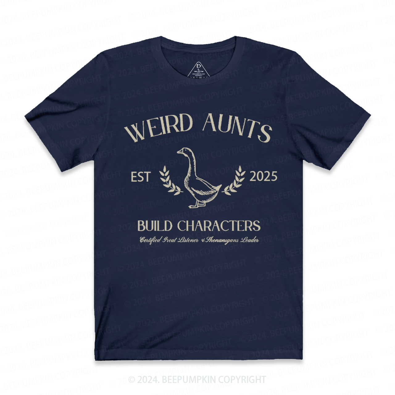 Personalized Vintage Silly Goose Weird Aunt T-Shirts 