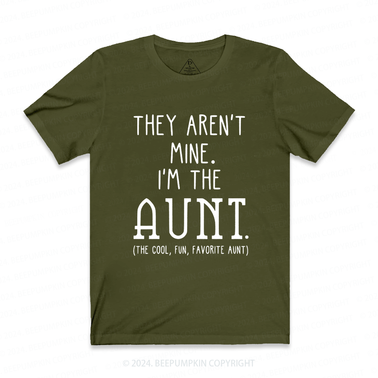 They Aren't Mine I'm The Aunt T-Shirts 