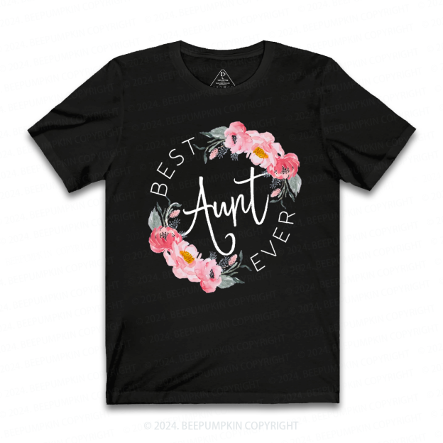 Best Flowers Aunt T-Shirts 