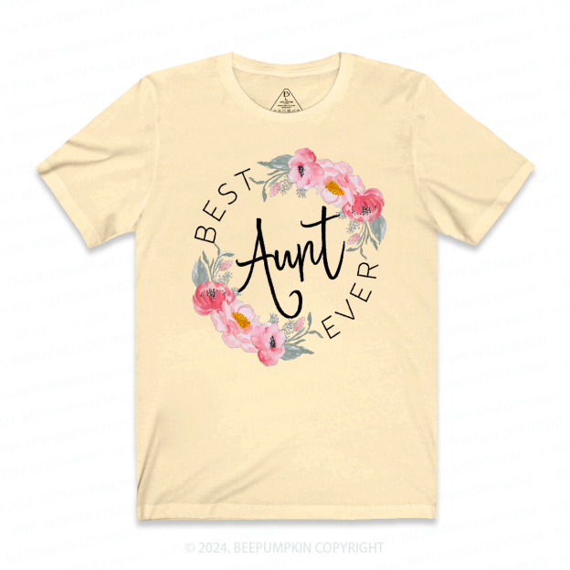 Best Flowers Aunt T-Shirts 