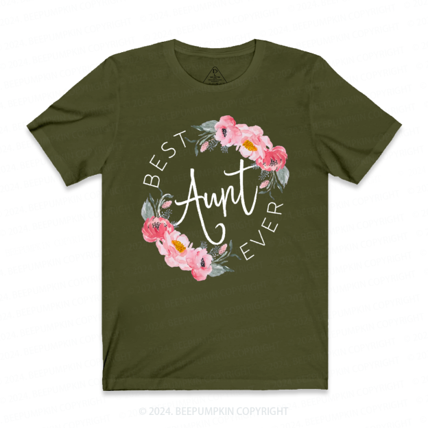 Best Flowers Aunt T-Shirts 