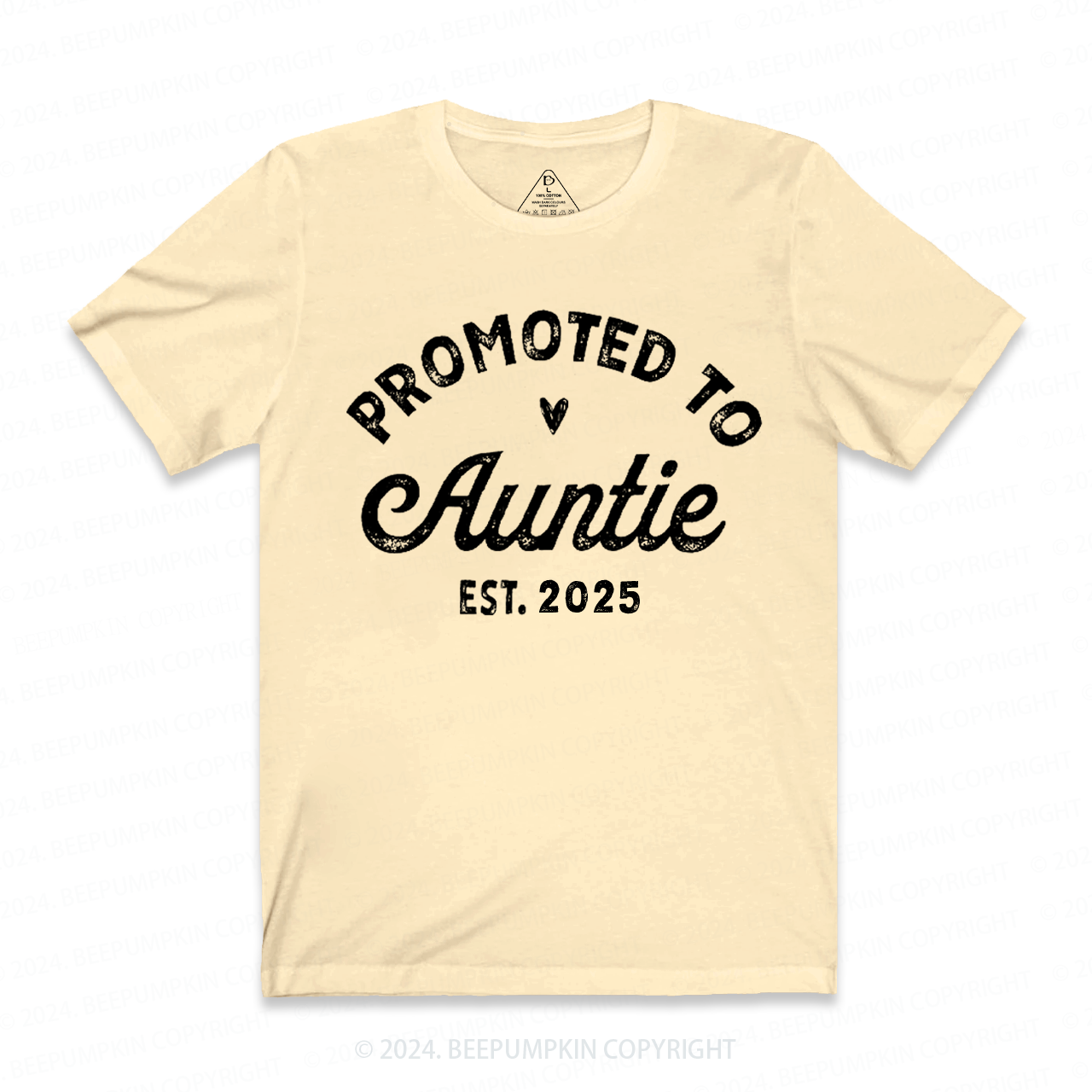 Personalized Established Promoted To Auntie Aunt T-Shirts 