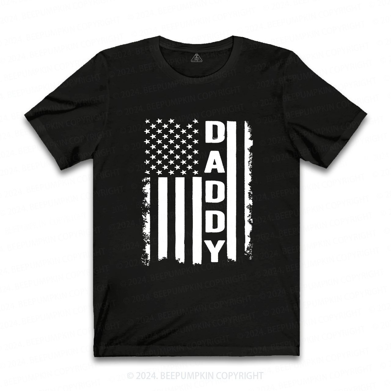 Daddy American Flag Dad T-shirt