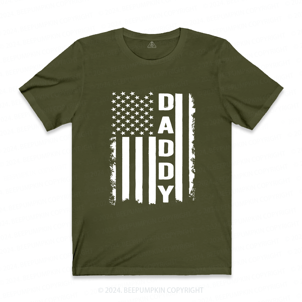 Daddy American Flag Dad T-shirt