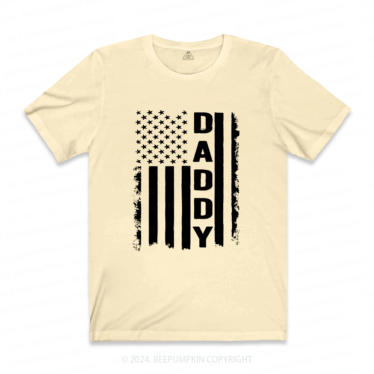 Daddy American Flag Dad T-shirt