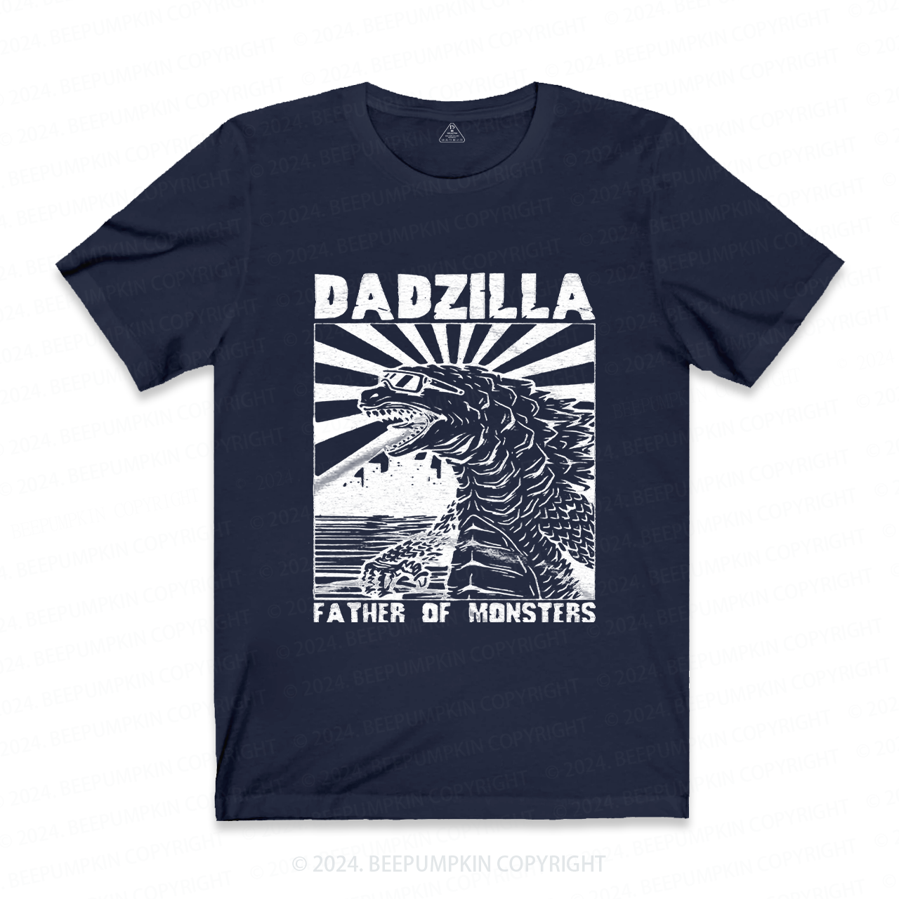 Dadzilla Father Of Monster Dad T-shirt