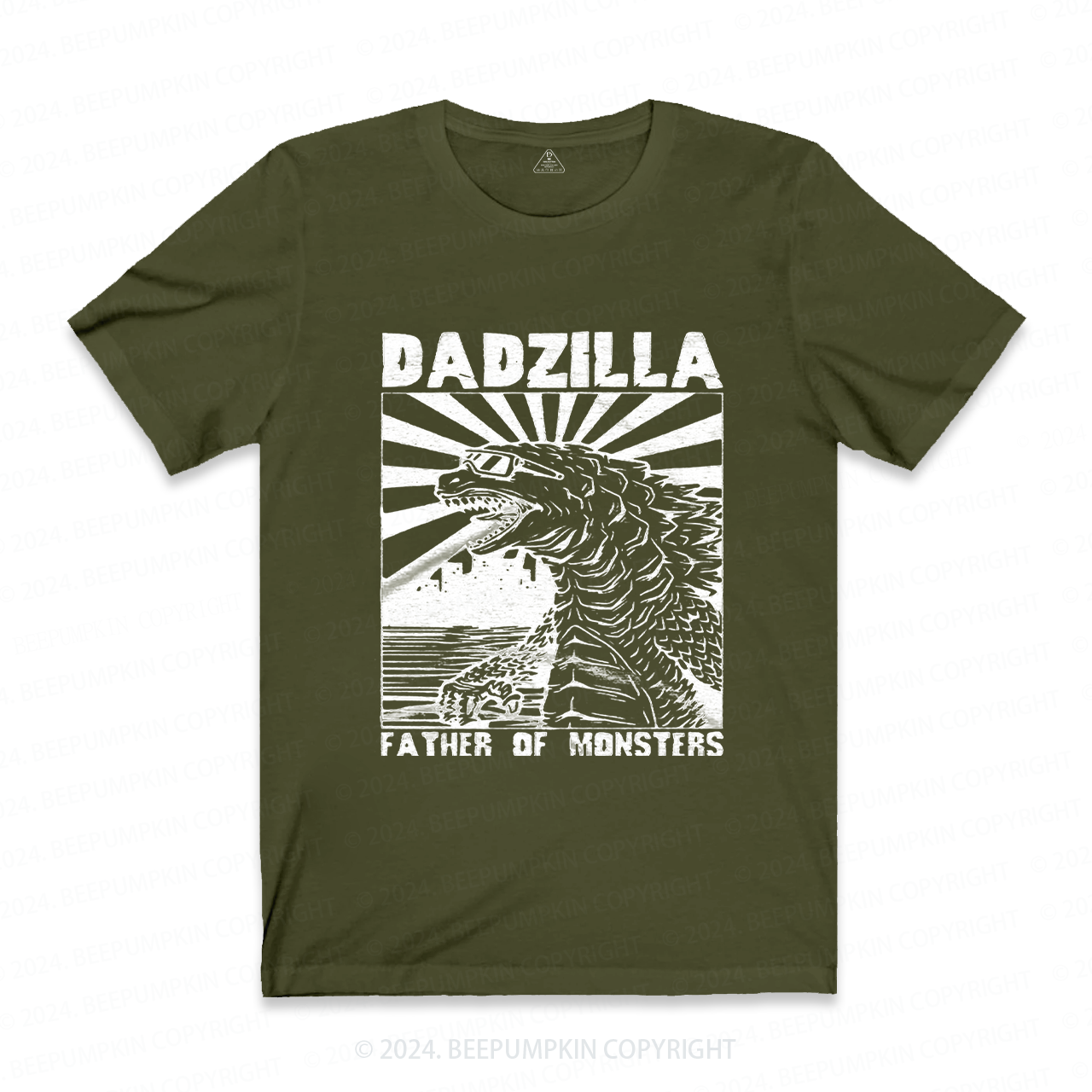 Dadzilla Father Of Monster Dad T-shirt