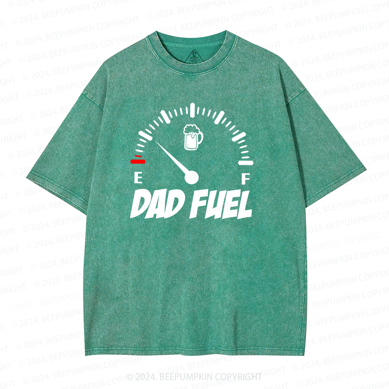 Dad Fuel Gasoline Dad Washed T-Shirts 