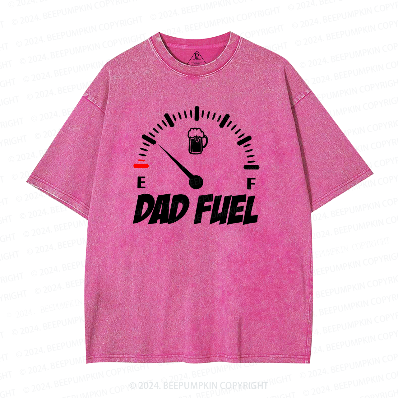 Dad Fuel Gasoline Dad Washed T-Shirts 