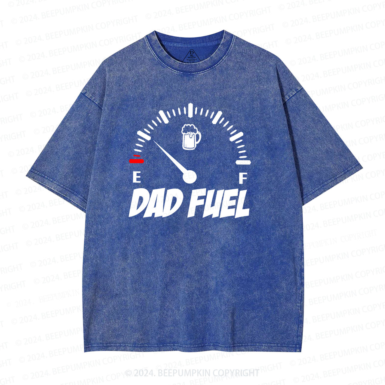Dad Fuel Gasoline Dad Washed T-Shirts 