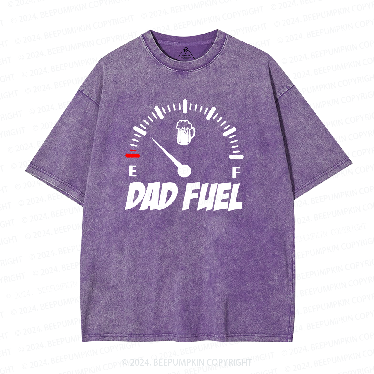 Dad Fuel Gasoline Dad Washed T-Shirts 