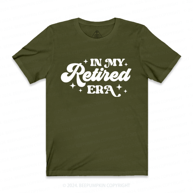 In My Retired Era Grandparents T-Shirts  